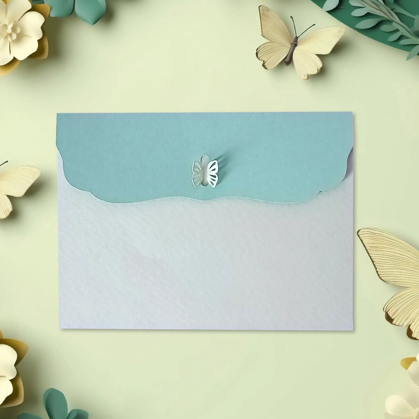 Butterfly-lock Envelope template